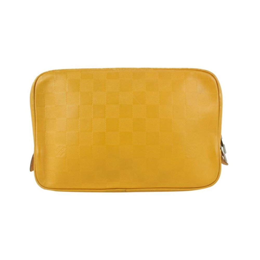 Louis Vuitton Yellow Damier Infini Toiletry Pouch